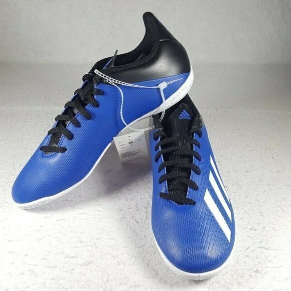 New Adidas X 19.4 Indoor Soccer Football Shoes Team Royal Blue EF1619‎ Mens Sz 7 main image 4